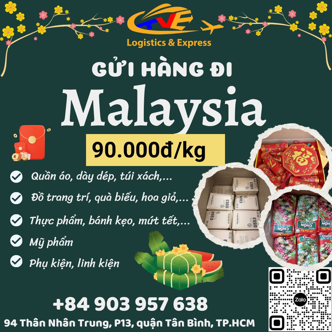 Gửi hàng đi Malaysia - Tiến Việt Express